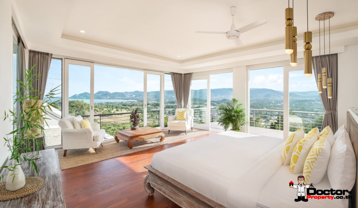 Luxurious 7 Bedroom Villa in Chaweng Hill, Koh Samui – For Sale